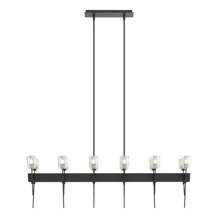 Echo 12-Light Linear Pendant in Black - 131525-SKT-MULT-10-YC0369 by Hubbardton Forge