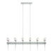 Echo 12-Light Linear Pendant in Vintage Platinum - 131525-SKT-MULT-82-YC0369 by Hubbardton Forge