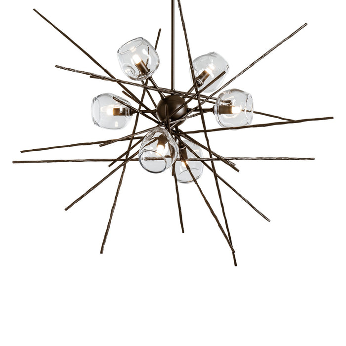 Griffin Starburst Pendant in Bronze - 131590-SKT-MULT-05-ZM0709 by Hubbardton Forge