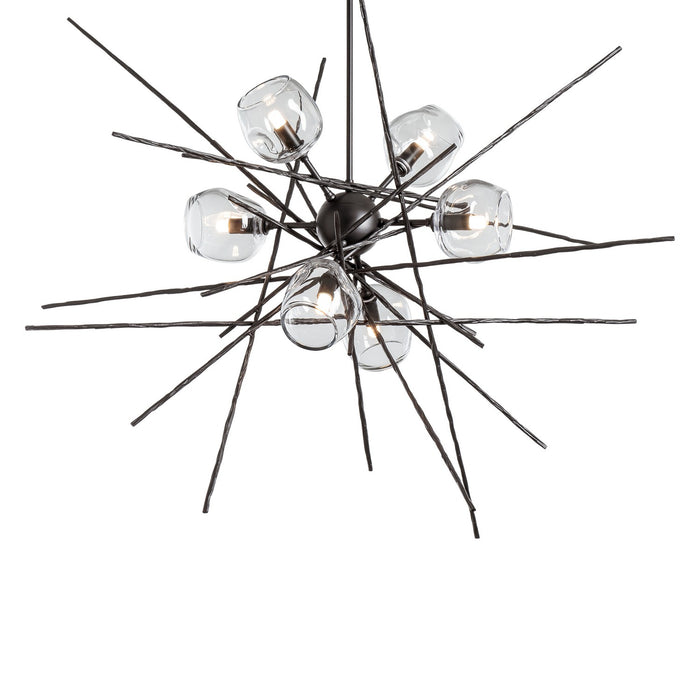 Griffin Starburst Pendant in Dark Smoke - 131590-SKT-MULT-07-ZM0709 by Hubbardton Forge