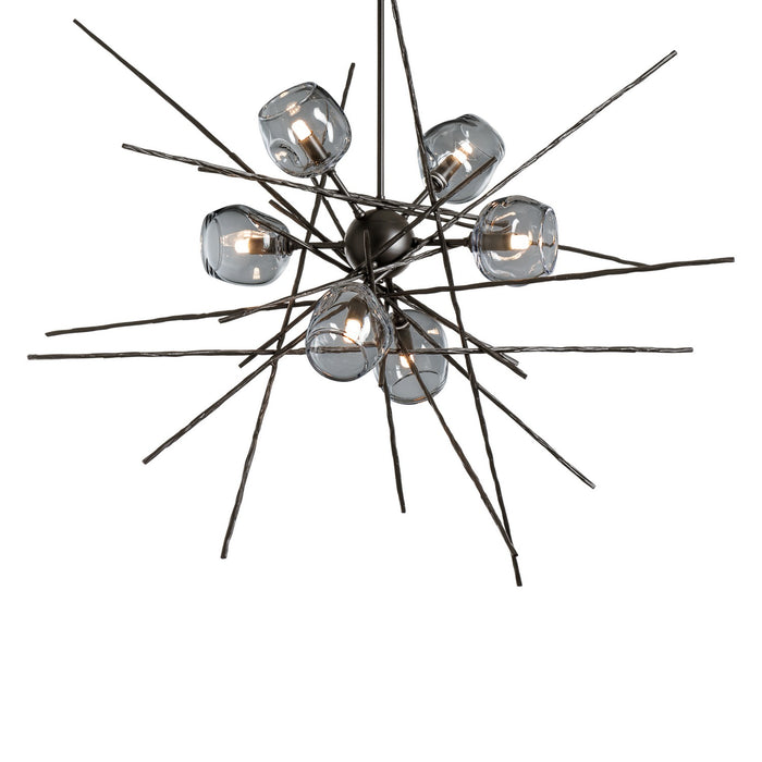 Griffin Starburst Pendant in Oil Rubbed Bronze - 131590-SKT-MULT-14-YL0709 by Hubbardton Forge