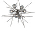 Griffin Starburst Pendant in Natural Iron - 131590-SKT-MULT-20-YL0709 by Hubbardton Forge