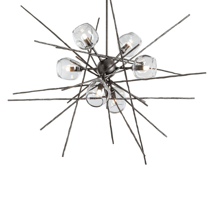 Griffin Starburst Pendant in Natural Iron - 131590-SKT-MULT-20-ZM0709 by Hubbardton Forge