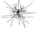 Griffin Starburst Pendant in Natural Iron - 131590-SKT-MULT-20-ZM0709 by Hubbardton Forge