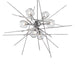 Griffin Starburst Pendant in Vintage Platinum - 131590-SKT-MULT-82-ZM0709 by Hubbardton Forge