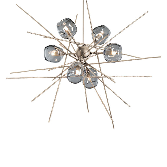 Griffin Starburst Pendant in Soft Gold - 131590-SKT-MULT-84-YL0709 by Hubbardton Forge