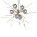 Griffin Starburst Pendant in Soft Gold - 131590-SKT-MULT-84-YL0709 by Hubbardton Forge