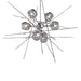 Griffin Starburst Pendant in Sterling - 131590-SKT-MULT-85-YL0709 by Hubbardton Forge