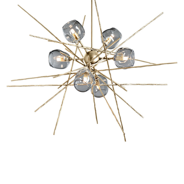 Griffin Starburst Pendant in Modern Brass - 131590-SKT-MULT-86-YL0709 by Hubbardton Forge