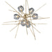 Griffin Starburst Pendant in Modern Brass - 131590-SKT-MULT-86-YL0709 by Hubbardton Forge