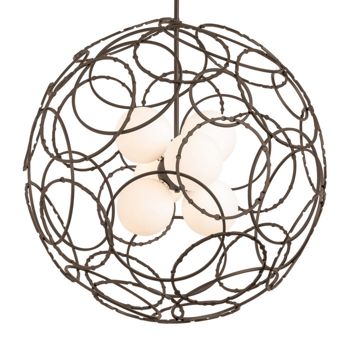 Olympus Orb Pendant in Bronze - 131602-SKT-MULT-05-GG0677 by Hubbardton Forge