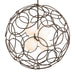 Olympus Orb Pendant in Bronze - 131602-SKT-MULT-05-GG0677 by Hubbardton Forge