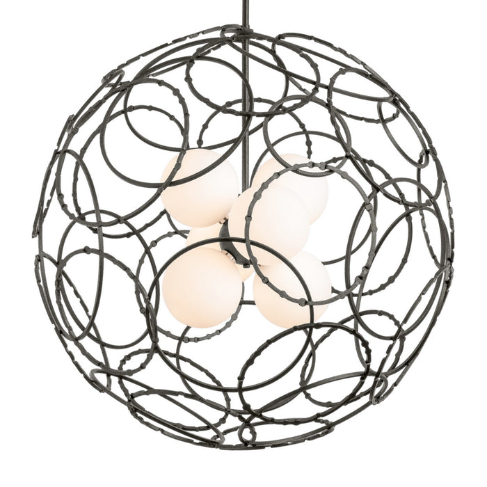 Olympus Orb Pendant in Natural Iron - 131602-SKT-MULT-20-GG0677 by Hubbardton Forge