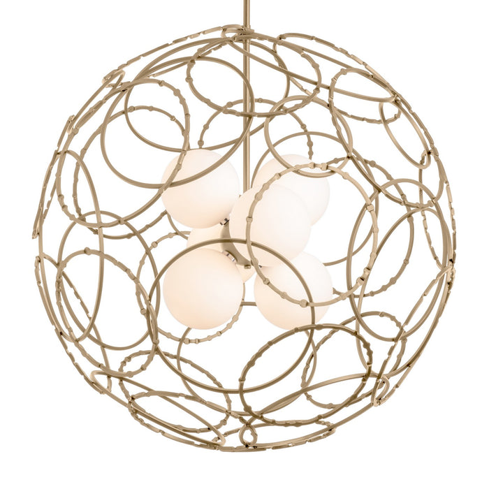 Olympus Orb Pendant in Soft Gold - 131602-SKT-MULT-84-GG0677 by Hubbardton Forge