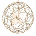 Olympus Orb Pendant in Soft Gold - 131602-SKT-MULT-84-GG0677 by Hubbardton Forge