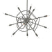 Olympus 12-Light Starburst Pendant in Natural Iron - 131604-SKT-MULT-20 by Hubbardton Forge