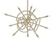 Olympus 12-Light Starburst Pendant in Modern Brass - 131604-SKT-MULT-86 by Hubbardton Forge