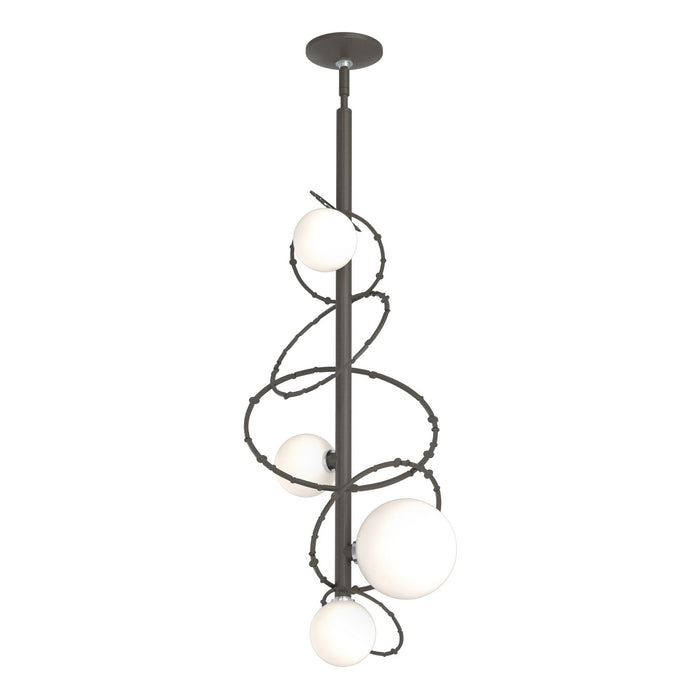 Olympus Vertical Pendant in Dark Smoke - 131606-SKT-MULT-07-GG0712 by Hubbardton Forge