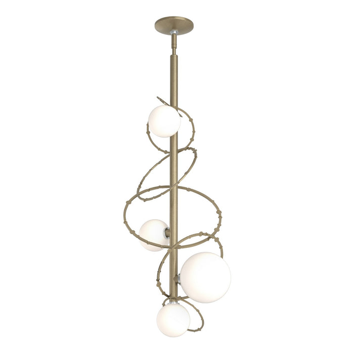 Olympus Vertical Pendant in Soft Gold - 131606-SKT-MULT-84-GG0712 by Hubbardton Forge