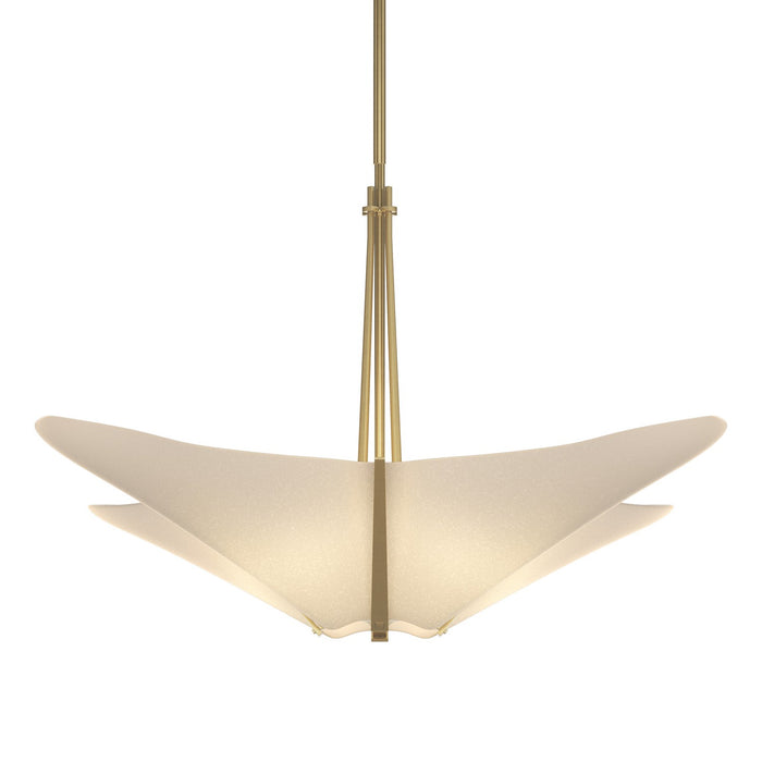 Kirigami 4 Light Pendant in Modern Brass - 133305-SKT-MULT-86-SH1995 by Hubbardton Forge