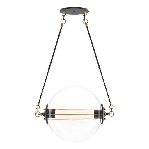 Otto Sphere Pendant in Black with Brass Accents - 134405-SKT-STND-31-YE0499 by Hubbardton Forge