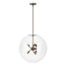 Sfera 6-Light Pendant in Bronze - 134410-SKT-MULT-05-ZM0497 by Hubbardton Forge