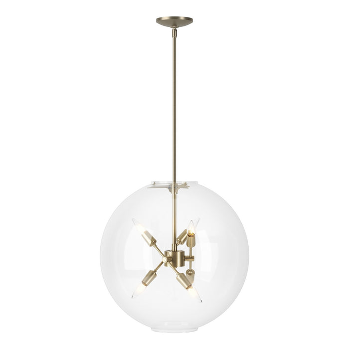 Sfera 6-Light Pendant in Soft Gold - 134410-SKT-MULT-84-ZM0497 by Hubbardton Forge