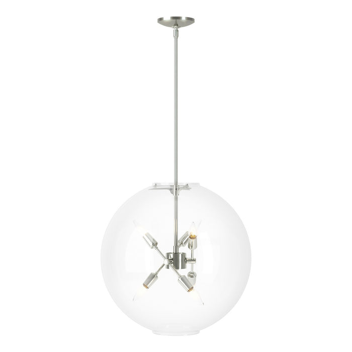 Sfera 6-Light Pendant in Sterling - 134410-SKT-MULT-85-ZM0497 by Hubbardton Forge