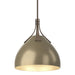 Summit Pendant in Bronze with Soft Gold Accent - 134502-SKT-MULT-05-84 by Hubbardton Forge