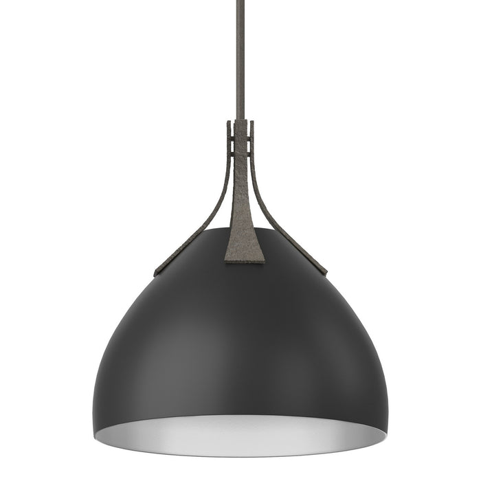 Summit Pendant in Dark Smoke with Black Accent - 134502-SKT-MULT-07-10 by Hubbardton Forge