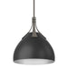 Summit Pendant in Dark Smoke with Black Accent - 134502-SKT-MULT-07-10 by Hubbardton Forge