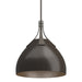 Summit Pendant in Dark Smoke with Oil Rubbed Bronze Accent - 134502-SKT-MULT-07-14 by Hubbardton Forge