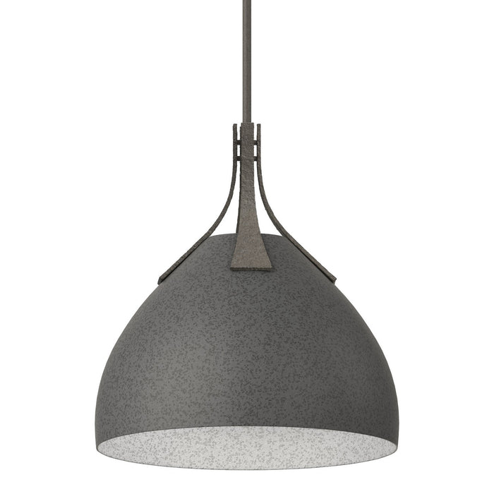 Summit Pendant in Dark Smoke with Natural Iron Accent - 134502-SKT-MULT-07-20 by Hubbardton Forge