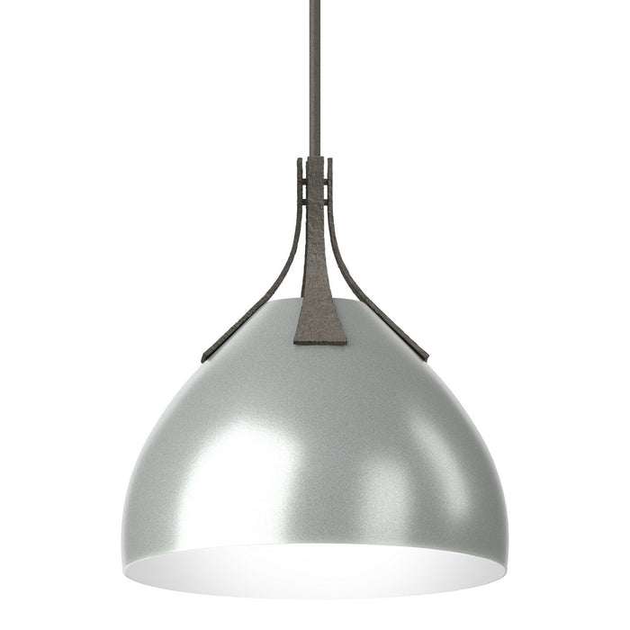 Summit Pendant in Dark Smoke with Vintage Platinum Accent - 134502-SKT-MULT-07-82 by Hubbardton Forge