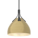 Summit Pendant in Black with Modern Brass Accent - 134502-SKT-MULT-10-86 by Hubbardton Forge