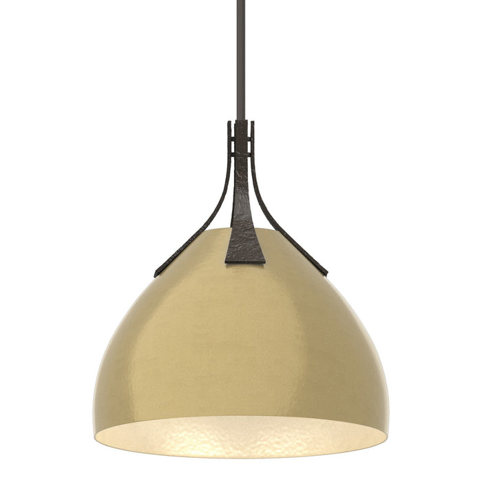 Summit Pendant in Oil Rubbed Bronze with Modern Brass Accent - 134502-SKT-MULT-14-86 by Hubbardton Forge