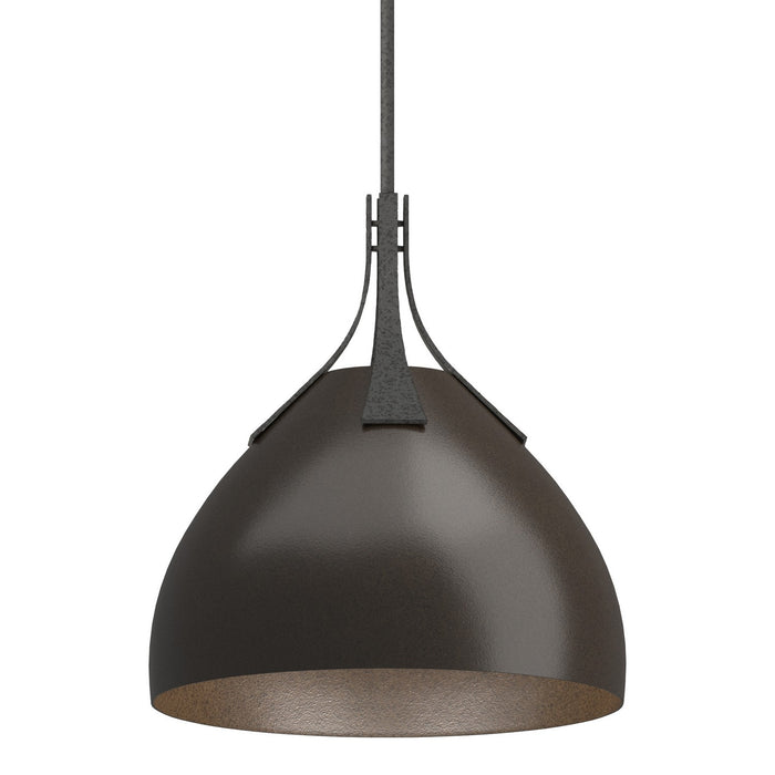 Summit Pendant in Natural Iron with Oil Rubbed Bronze Accent - 134502-SKT-MULT-20-14 by Hubbardton Forge