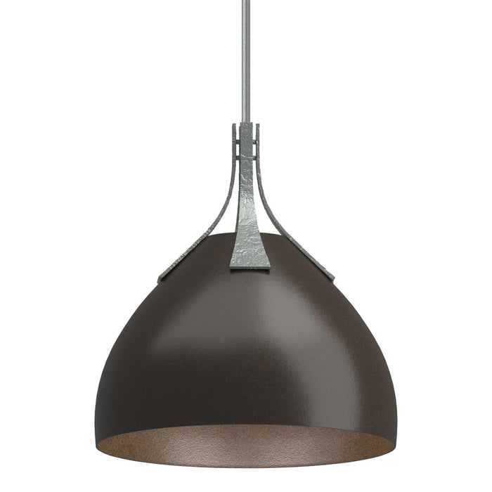 Summit Pendant in Vintage Platinum with Oil Rubbed Bronze Accent - 134502-SKT-MULT-82-14 by Hubbardton Forge