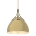 Summit Pendant in Soft Gold with Modern Brass Accent - 134502-SKT-MULT-84-86 by Hubbardton Forge