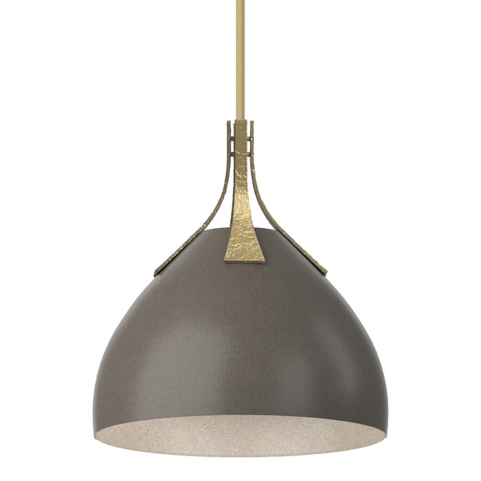 Summit Pendant in Modern Brass with Dark Smoke Accent - 134502-SKT-MULT-86-07 by Hubbardton Forge