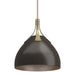 Summit Pendant in Modern Brass with Oil Rubbed Bronze Accent - 134502-SKT-MULT-86-14 by Hubbardton Forge