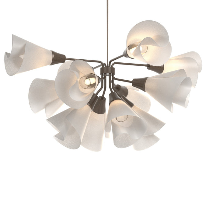 Mobius 12-Light Pendant in Bronze - 134510-SKT-MULT-05-SH1987 by Hubbardton Forge