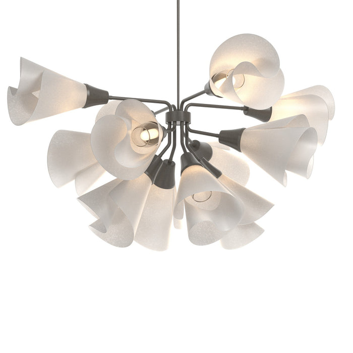 Mobius 12-Light Pendant in Dark Smoke - 134510-SKT-MULT-07-SH1987 by Hubbardton Forge