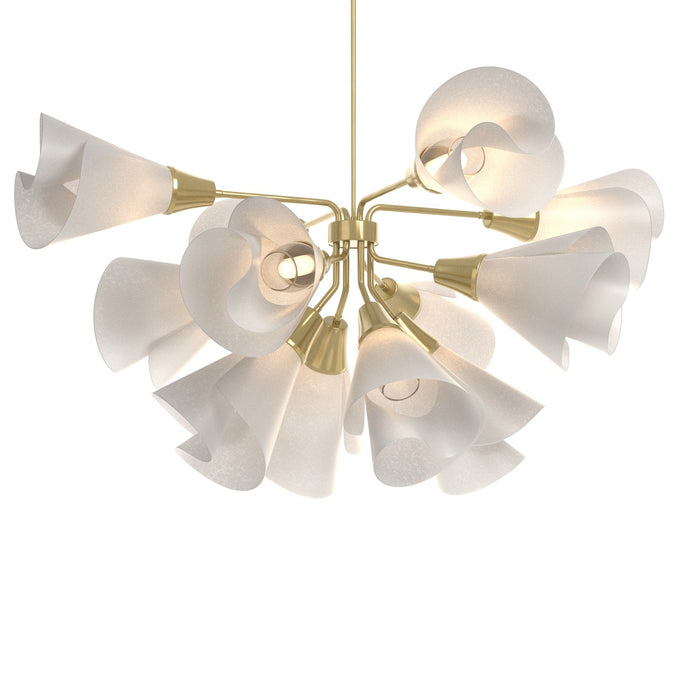 Mobius 12-Light Pendant in Modern Brass - 134510-SKT-MULT-86-SH1987 by Hubbardton Forge