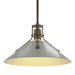 Henry Medium Steel Shade Pendant in Bronze with Vintage Platinum Accent - 134550-SKT-MULT-05-82 by Hubbardton Forge