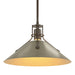 Henry Medium Steel Shade Pendant in Bronze with Soft Gold Accent - 134550-SKT-MULT-05-84 by Hubbardton Forge