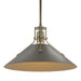 Henry Medium Steel Shade Pendant in Soft Gold with Dark Smoke Accent - 134550-SKT-MULT-84-07 by Hubbardton Forge