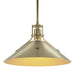 Henry Medium Steel Shade Pendant in Modern Brass with Modern Brass Accent - 134550-SKT-MULT-86-86 by Hubbardton Forge