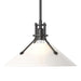 Henry Medium Glass Shade Pendant in Black - 134553-SKT-MULT-10-FD0686 by Hubbardton Forge