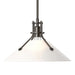 Henry Medium Glass Shade Pendant in Oil Rubbed Bronze - 134553-SKT-MULT-14-FD0686 by Hubbardton Forge